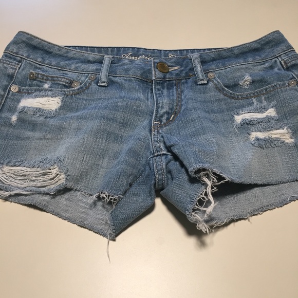 American Eagle Outfitters Pants - American Eagle Jean Shorts 6 Distressed Destroyed